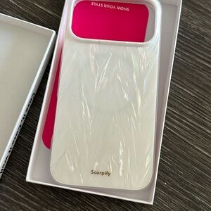 Scoripify Iridescent White Phone Case